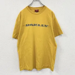 古着 used　00s　OAKLEY　オークリー　半袖プリントTシャツ　ヴィンテージ　黄　イエロー　Lサイズ