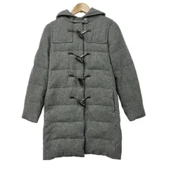ユナイテッドアローズ グリーンレーベル ダウンコート サイズ38 M レディース - グレー 長袖/ジップアップ/冬