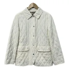 Burberry LONDON(バーバリーロンドン) ブルゾン サイズ9 M レディース - 白 長袖/中綿/キルティング/秋/冬