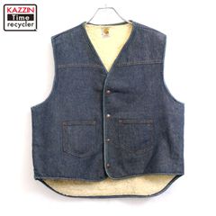 Carhartt デニム ボアベスト XL - メルカリ