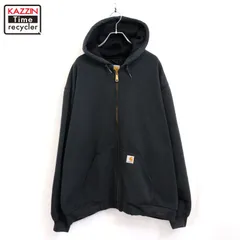 00s Carhartt 裏地メッシュ フルジップ スウェット パーカー メンズ 表記XLサイズ