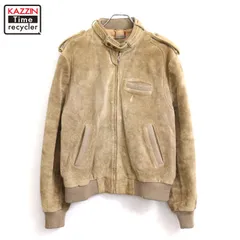 80s vintage CAMPUS キャンパス デザイン スエード レザージャケット メンズ 表記44サイズ