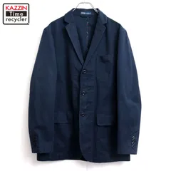 90s vintage RALPH LAUREN 3つボタン コットン テーラードジャケット メンズ 表記Mサイズのサムネイル