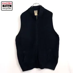 00s アクリル ニットベスト メンズ 表記Lサイズ