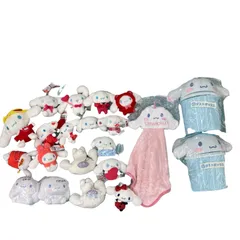186000 現状品 SANRIO サンリオ シナモロール シナモン ぬいぐるみ 貯金箱 ダストボックス 21点まとめ売り