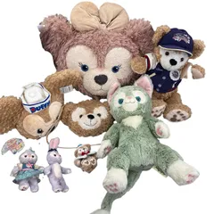 186000 現状品 Disney ディズニー ダッフィーフレンズ ぬいぐるみ キャップ  パスケース 8点まとめ売り