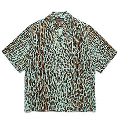 Schott レオパード柄 半袖シャツ オープンカラー - メルカリ