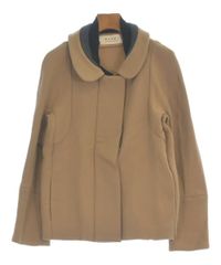 超美品 定価20万円 MARNI リボン襟軽量カシミア混ウールショートコート