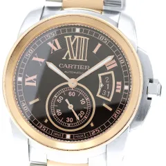 カルティエ CARTIER W7100050 カリブルドゥカルティエ スモールセコンド 自動巻き メンズ _882380