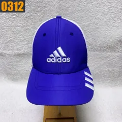 adidas アディダス ブルー 白 ベースボールキャップ 帽子 メッシュキャップ