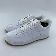 【中古】NIKE AIR FORCE 1 '07 100WHT/WHT/GUM スニーカー 27cm DJ2739-100 ホワイト ナイキ[10]