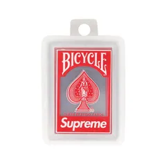 Supreme シュプリーム | 20AW Bicycle トランプ(Clear Playing Cards) | レッド | ブランド ファッション アイテム 小物 インテリア 雑貨【メンズ】【中古】のサムネイル