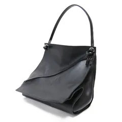 ITTI イッチ バッグ | レザー ボックス型 ワンハンドルバッグ | HERRIE BOX ONE HANDLE BAG | ショルダー 肩掛け トート 牛革 | ブラック 黒 | 日本製 ブランド カバン【レディース】【中古】のサムネイル