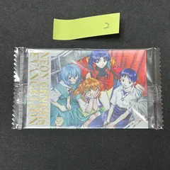 HM　J-04 シンジ レイ アスカ カヲル ミサト ②　エヴァンゲリオン ウエハース カード