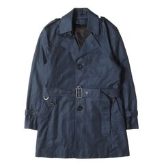 美品 マッキントッシュロンドン ロロピアーナウールトレンチコート