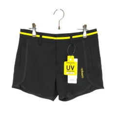 ADIDAS GOLF アディダス ゴルフ ショートパンツ N55270 QR172 L ブラック×イエロー レディース