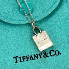 21520✨ティファニー ペンダント ショッピングバッグチャーム シルバー