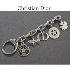 Christian Dior クリスチャン ディオール CD 30モンテーニュ バッグチャーム チャーム シルバー 30Montaigne