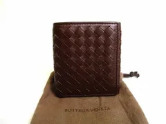 ボッテガヴェネタ BOTTEGA VENETA イントレチャート レザー 三つ折り 財布 コンパクト財布 メンズ レディース 【新品同様】
