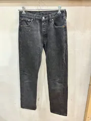 USA製 90s levi's / リーバイス 501 先染めブラック デニムパンツ w30 l32 ボタン裏653 96年製 アメリカ製 used