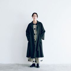 新品未使用】メゾンドソイル2025A/W コットンシルクラグランコート