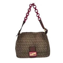 Fendi　レディース　ショルダーバッグ　マンマバケット　ズッカ