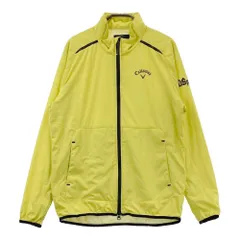 サイズ：M CALLAWAY キャロウェイ  ジップ ナイロン ジャケット  イエロー系 [240101643005] ゴルフウェア メンズ ストスト