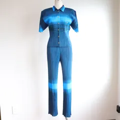 PLEATS PLEASE プリーツプリーズ イッセイミヤケ セットアップ デニム