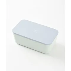 【新品】 BRUNO 山中塗 バイカラー ランチボックス お弁当箱 1段 食洗機 電子レンジ ブルー サイズなし RBHK012-BL 1