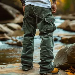 ワークパンツ カーゴパンツ 未使用 メンズ パンツ コーデュロイ カーゴ 