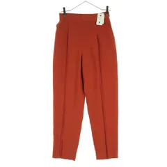 未使用 OPAQUE. CLIP オペークドットクリップ ロングパンツ 38 レッド系 レディース 古着