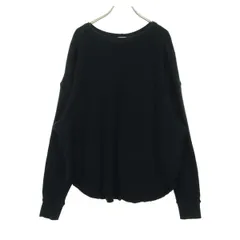 green label relaxing グリーンレーベルリラクシング 長袖 カットソー ブラック レディース 古着