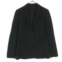 美品 theory セオリー 長袖 テーラードジャケット スーツ 2 ブラック レディース 古着