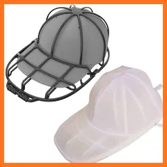 【新品】 キャップウォッシャー ネット付き 帽子洗濯ネット 型崩れ防止 洗濯機 大きいサイズも 丸洗い 野球帽 (1) 1