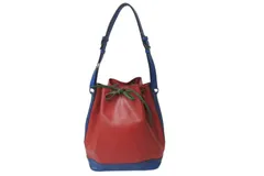 LOUIS VUITTON ルイヴィトン エピ ノエ トリコロール 巾着ショルダーバッグ M44084 マルチカラー レザー ゴールド金具 美品 中古 4c071485