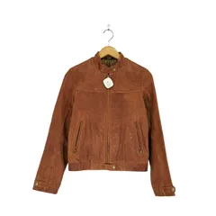 ロペ ROPE lamb leather ラムレザーシングルライダースジャケット レディース 表記無 のサムネイル