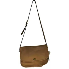 コーチ COACH ターンロック レザー ヴィンテージ ショルダーバック オールド レディース 表記無 