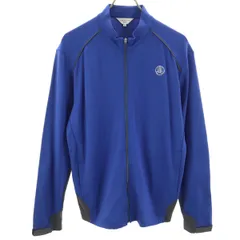 美品 LANVIN SPORT ランバンスポール 日本製 トラックジャケット 40 青紫 メンズ 古着