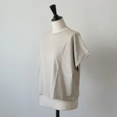 handvaerk | 60/2 CREW NECK WIDE T-SHIRT (foam) size S | ハンドバーク ピマコットン コットン トップス プルオーバー Tシャツ 半袖 シンプル ナチュラル ベーシック カジュアル お洒落 おしゃれのサムネイル