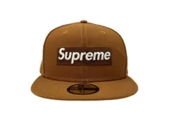 シュプリーム SUPREME 22AW Money Box Logo マネー ボックス ロゴ 59FIFTY New Era キャップ 帽子 茶 帽子 メンズ帽子 キャップ 刺繍 ブラウン 104H-79