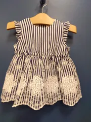 M9　センス・オブ・ワンダー 子供服　夏チュニック　未使用品　90size　コットン100％  エンブロイダリーレース　☆ナルミヤ・インターナショナル☆