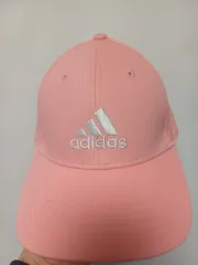 タグなし新品 アディダス レディース ベースボール コットン キャップ (OSFW/ピンク)