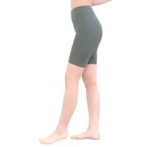 [ラウレアアコアコア] グレー 3分丈 M-L レギンス パンツ 綿混 コットン レディース 女性 スパッツ 日本製 伸縮性 ストレッチパンツ インナー下着 大きいサイズレギンスレディース お腹レギンス れぎんす 洗える ルームウ [グレー3分丈] [M-L]