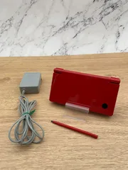 【動作OK・安心補償】ニンテンドー DSi 本体 レッド TWL-001 純正アダプター付属 0312-217