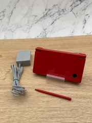 【動作OK・安心補償】ニンテンドー DSi 本体 レッド TWL-001 純正アダプター付属 0312-218