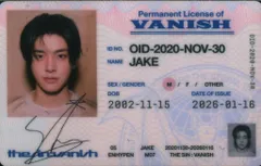 ENHYPEN FUGITIVES Ver. JAKE THE SIN:VANISH