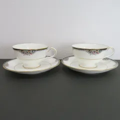 3129☆ノリタケ(Noritake)■カップ■ソーサー■２客セット■送料込み
