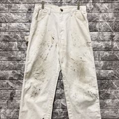 Dickies ホワイト ペインターパンツ ディッキーズ 白ペインター ペンキ グランジ ①①