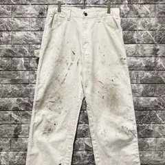 Dickies ホワイト ペインターパンツ ディッキーズ 白ペインター ペンキ グランジ ①①