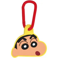 クレヨンしんちゃん  ラバーマスコット付きカラビナ キーホルダー しんちゃん スケーター キャラクター